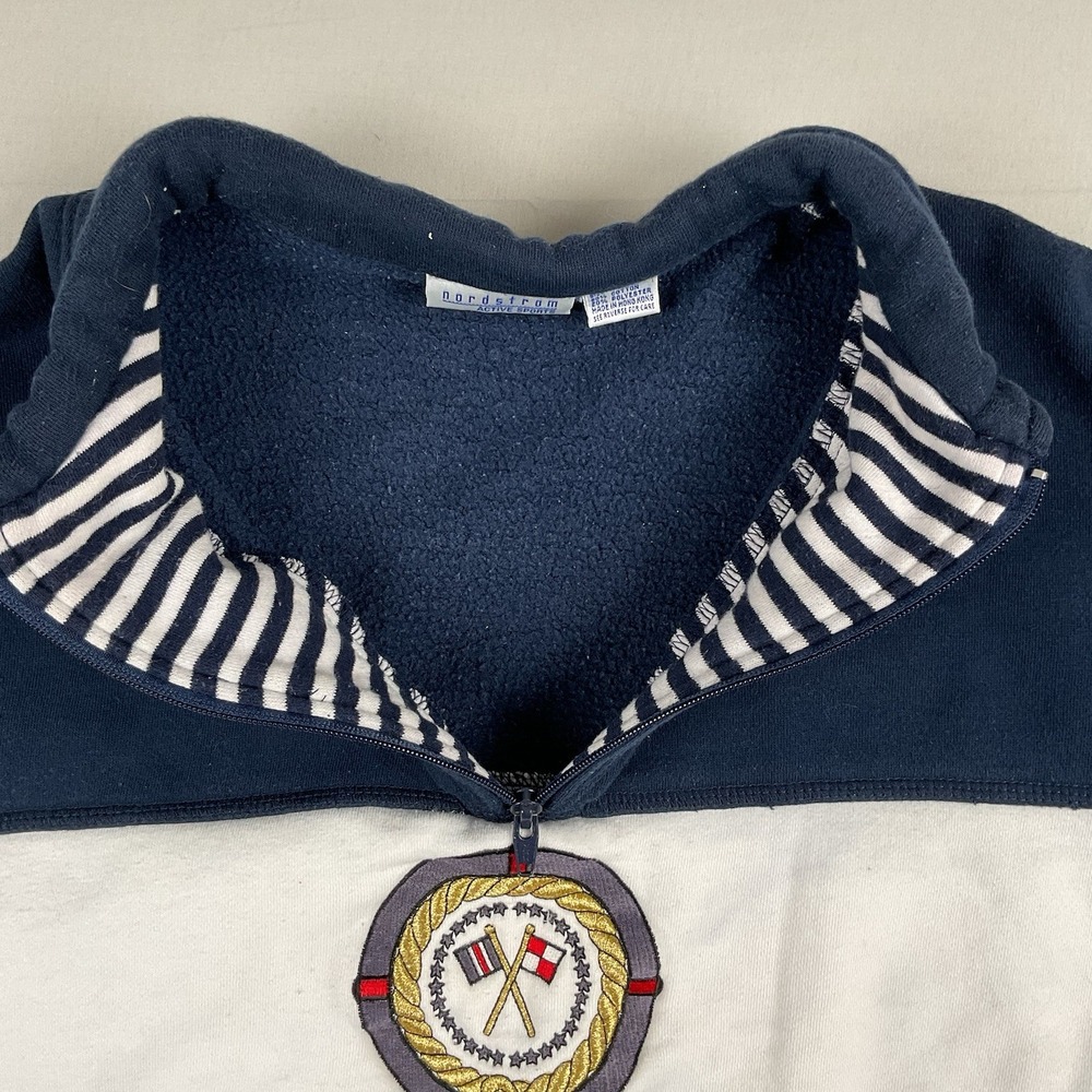 Vintage Nordstrom Active Sports Quarter Zip Pullover L‎